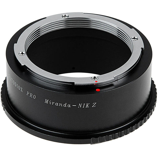 FotodioX Pro Adaptador para Lente Miranda a Cámara Nikon Z Metal Chrome