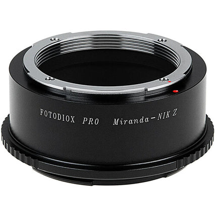 FotodioX Pro Adaptador para Lente Miranda a Cámara Nikon Z Metal Chrome