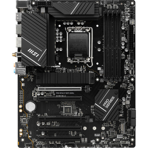 MSI PRO B760-P WIFI DDR4 Placa Base ATX LGA 1700 4x DDR4 RAM SATA III M.2