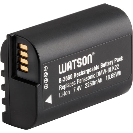 Watson DMW-BLK22 Batería de Ion de Litio 2250mAh para Panasonic con garantía de 1 año
