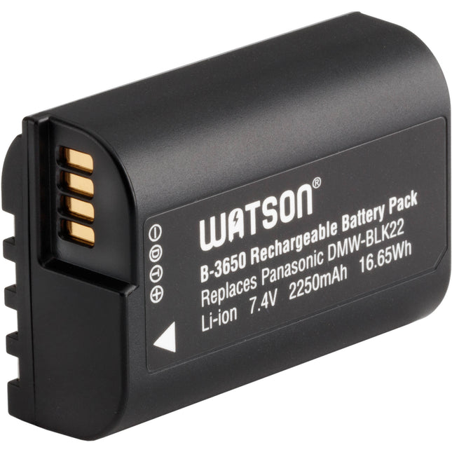 Watson DMW-BLK22 Batería de Ion de Litio 2250mAh para Panasonic con garantía de 1 año