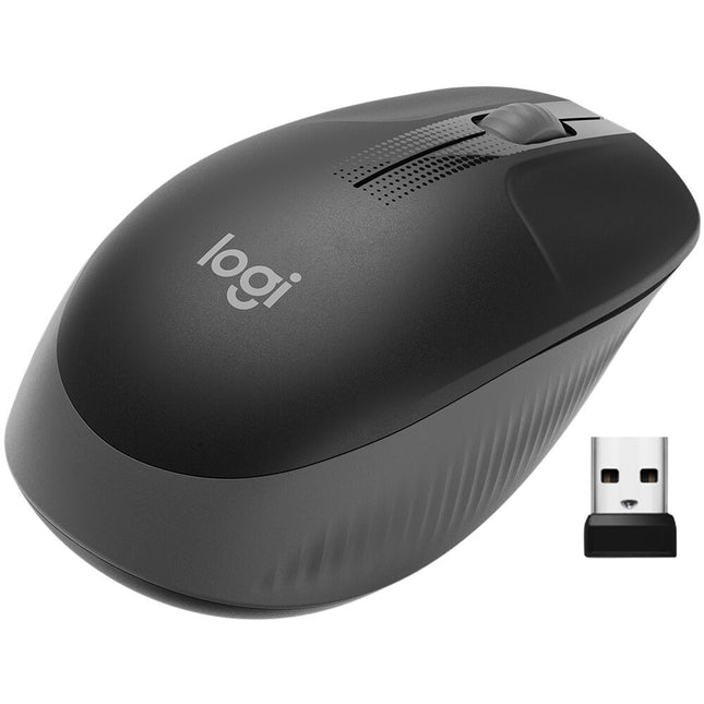 Logitech M190 Ratón Inalámbrico Full-Size 1000 dpi 33' Alcance USB Nano Receptor