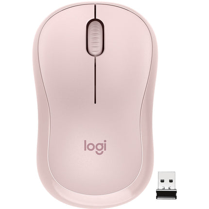 Logitech M220 SILENT Ratón Inalámbrico 1000 dpi 18 Meses Batería Rose