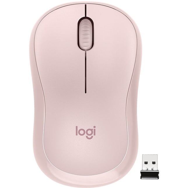 Logitech M220 SILENT Ratón Inalámbrico 1000 dpi 18 Meses Batería Rose