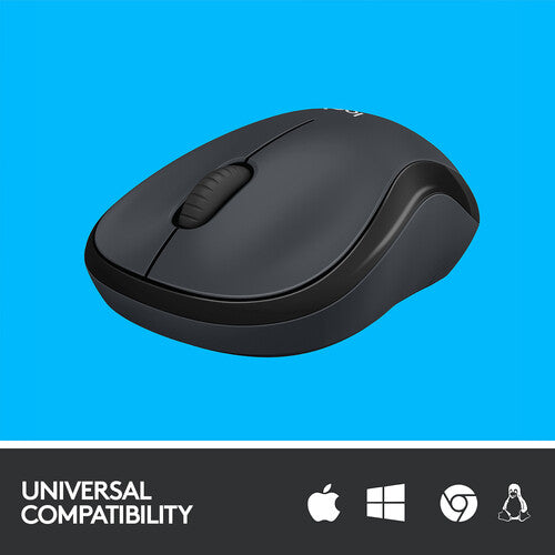Logitech M220 SILENT Ratón Inalámbrico Negro 1000 dpi 18 Meses Batería