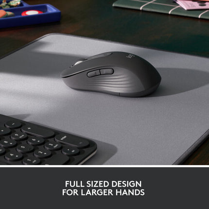 Logitech Signature M650 Ratón Inalámbrico Grande 4000 dpi Bluetooth con Receptor USB-A