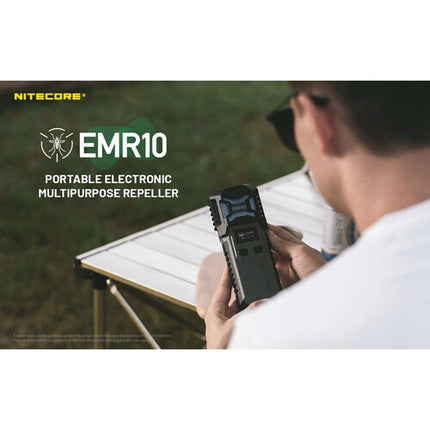 Nitecore EMR10 Repelente de Mosquitos Recargable y Power Bank 10000mAh USB-C 18W