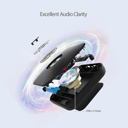 Adesso Xtream S8 Altavoz Conferencia Bluetooth 5.0 2x10W 360° Micrófono