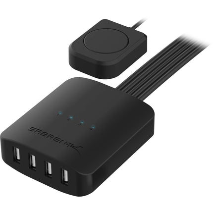 Sabrent 4-Way USB 2.0 Sharing Switch con 4 puertos USB-A y control remoto integrado