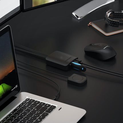 Sabrent 4-Way USB 2.0 Sharing Switch con 4 puertos USB-A y control remoto integrado