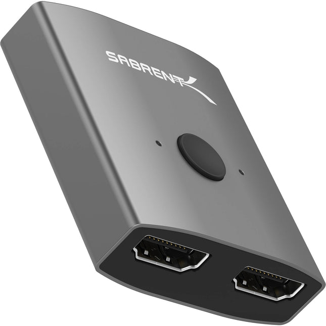 Sabrent Switch HDMI 2 Puertos 4K Conmutador con Botón