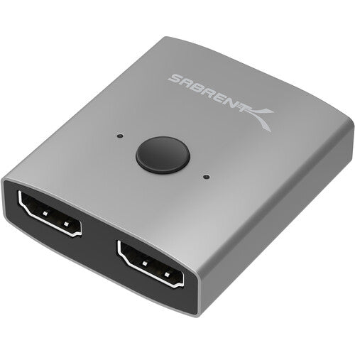 Sabrent Switch HDMI 2 Puertos 4K Conmutador con Botón