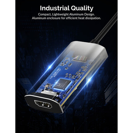 Sabrent Adaptador USB-C a HDMI 2.1 Compatible 8K 60Hz 4K 120Hz