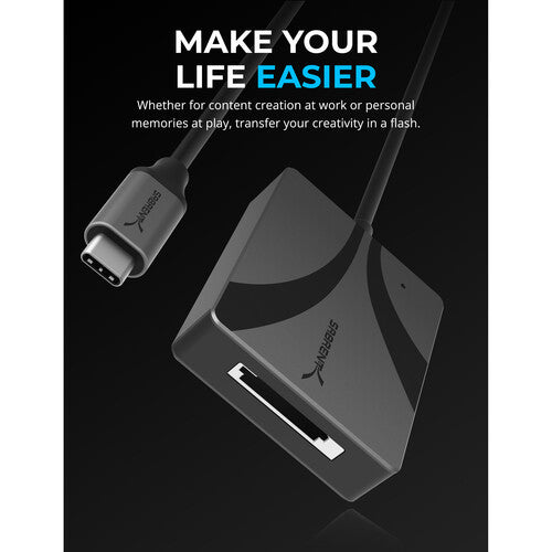 Sabrent CFexpress Type A Lector de Tarjetas USB 3.2 Gen 2 800 MB/s Aluminum