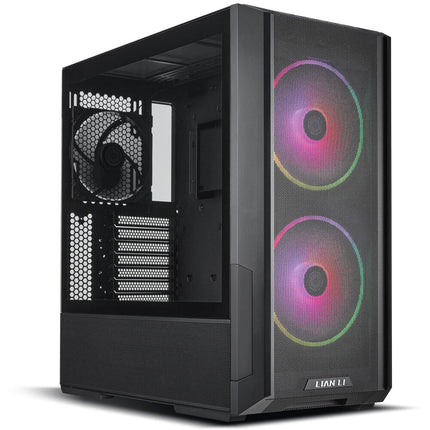 Lian Li LANCOOL 216 RGB Caja Mid-Tower Black con 3 Ventiladores RGB y Soporte E-ATX