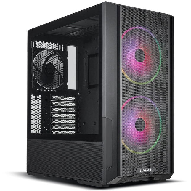 Lian Li LANCOOL 216 RGB Caja Mid-Tower Black con 3 Ventiladores RGB y Soporte E-ATX