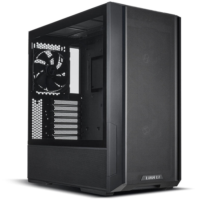 Lian Li LANCOOL 216 Torre Media Negro Soporta E-ATX 7 Ventiladores PWM Tempered Glass