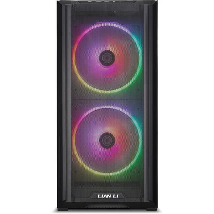 Lian Li LANCOOL 216 RGB Caja Mid-Tower Black con 3 Ventiladores RGB y Soporte E-ATX