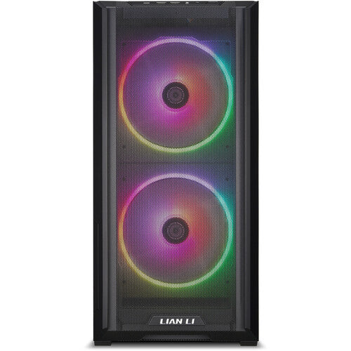 Lian Li LANCOOL 216 RGB Caja Mid-Tower Black con 3 Ventiladores RGB y Soporte E-ATX