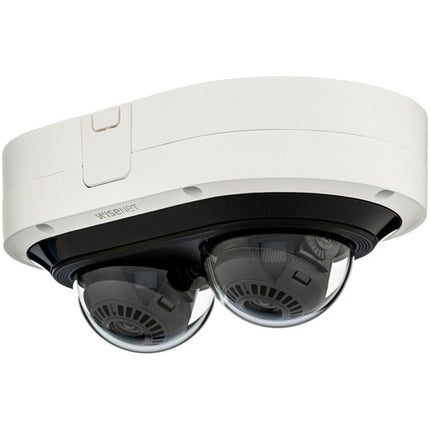 Hanwha Vision PNM-C12083RVD Cámara Domo Multidireccional 6MP 2 Sensores Visión Nocturna IP66