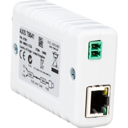 Axis Communications T8641 Unidad Base PoE+ sobre Cable Coaxial 1600' Alcance