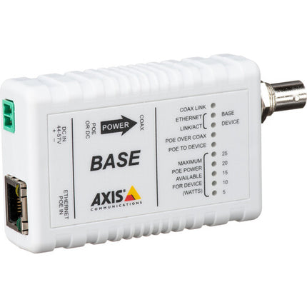 Axis Communications T8641 Unidad Base PoE+ sobre Cable Coaxial 1600' Alcance