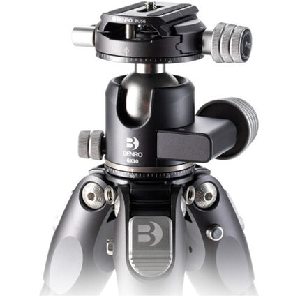 Benro Tortoise Trípode Carbono Sin Columna 51.18 Pulg GX30 Cabeza Bola