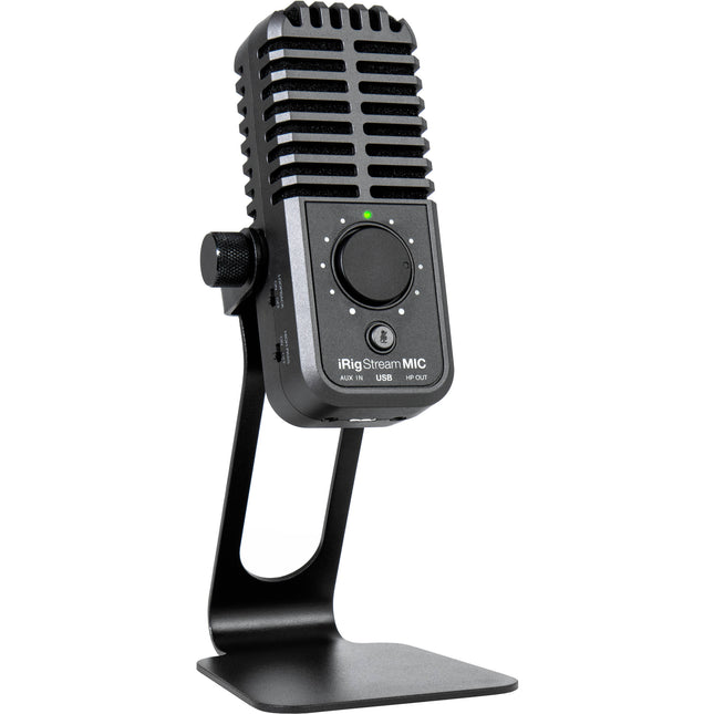 IK Multimedia iRig Stream Mic Micrófono USB Condensador 1/2 Pulg Cardioide