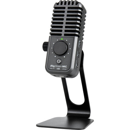 IK Multimedia iRig Stream Mic Micrófono USB Condensador 1/2 Pulg Cardioide