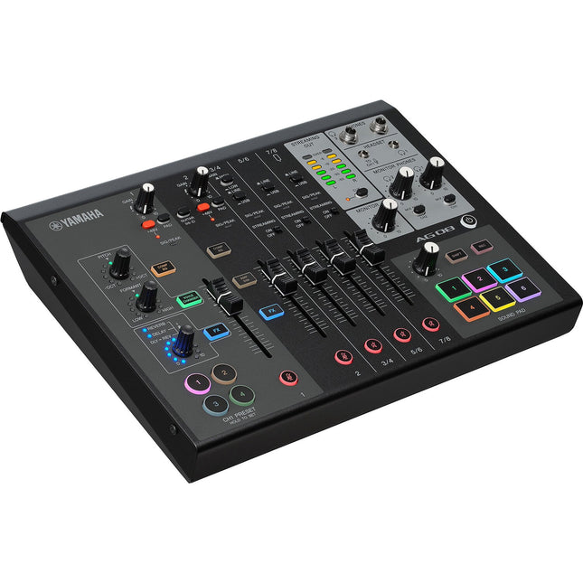 Yamaha AG08 Estación de Streaming 8 Canales USB-C Phantom Power