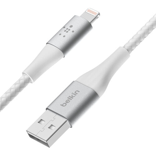 Belkin BoostCharge Cable Lightning a USB-A Trenzado 2 Metros Blanco