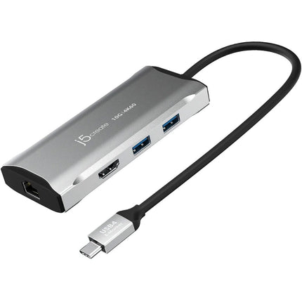 j5create 4K60 Elite USB-C Travel Dock HDMI 4K60 100W PD USB 3.2