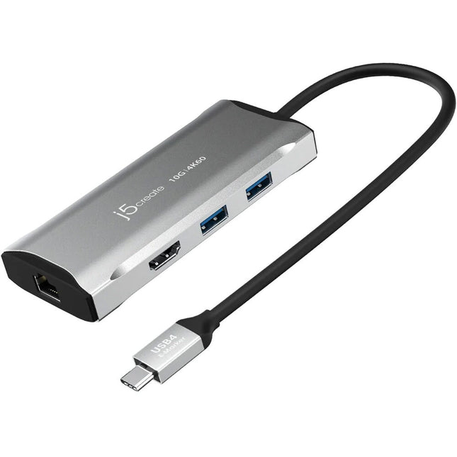 j5create 4K60 Elite USB-C Travel Dock HDMI 4K60 100W PD USB 3.2