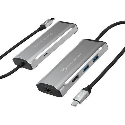 j5create 4K60 Elite USB-C Travel Dock HDMI 4K60 100W PD USB 3.2