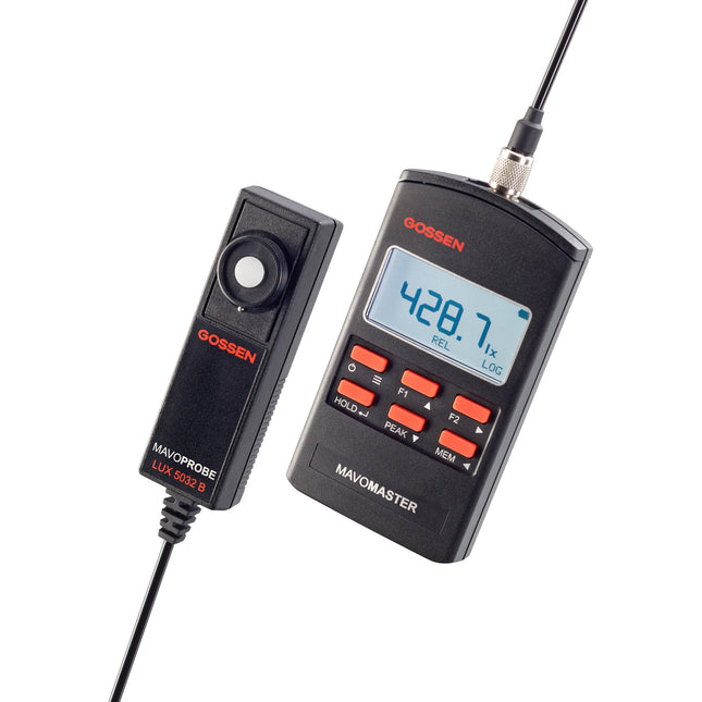 Gossen MAVOLUX 5032 B Kit Medidor de Iluminancia 0.1-199900 lux 8GB almacenamiento