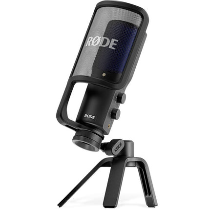 RODE NT-USB+ Micrófono USB con Preamp 24-Bit 48 kHz y Brazo PSA1+