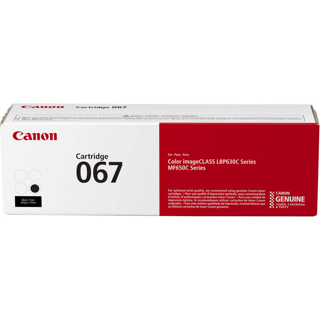 Tóner Negro Canon 067 para impresoras imageCLASS LBP632Cdw MF656Cdw