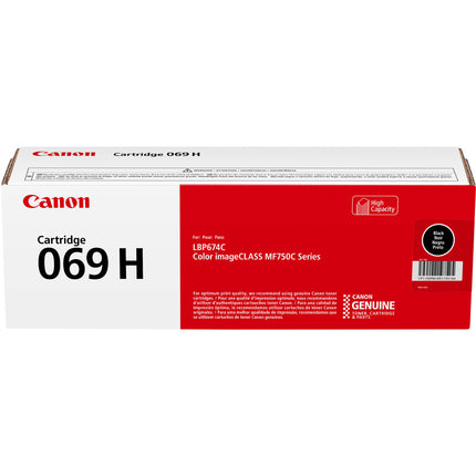 Canon 069 Cartucho de Tóner Negro Alta Capacidad para imageCLASS LBP674Cdw MF751Cdw
