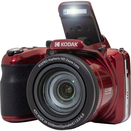 Kodak PIXPRO AZ425 Cámara Digital 20MP Zoom Óptico 42x 3 LCD Roja