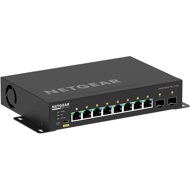Netgear AV Line M4250 GSM4210PX Switch PoE+ 8 Puertos Gigabit 220W