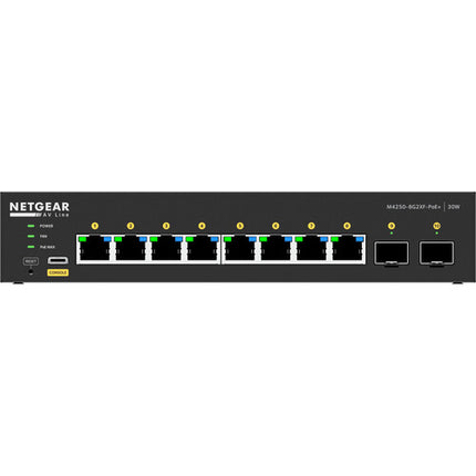 Netgear AV Line M4250 GSM4210PX Switch PoE+ 8 Puertos Gigabit 220W