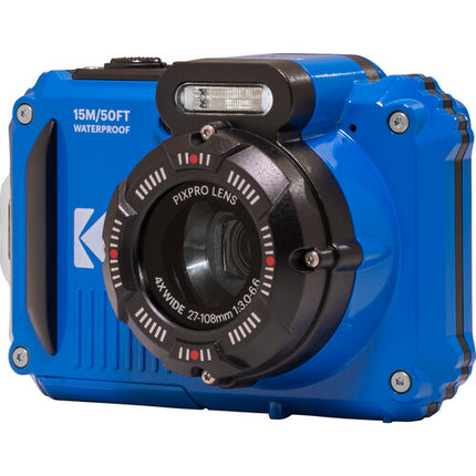 Kodak PIXPRO WPZ2 Cámara Digital Azul 16.35MP Zoom Óptico 4x Waterproof
