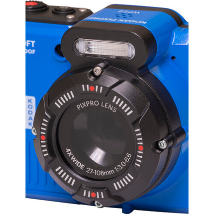Kodak PIXPRO WPZ2 Cámara Digital Azul 16.35MP Zoom Óptico 4x Waterproof