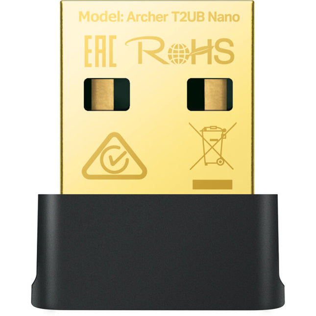 TP-Link Archer T2UB Nano AC600 Adaptador USB Wi-Fi Dual Banda 633 Mb/s Bluetooth 4.2