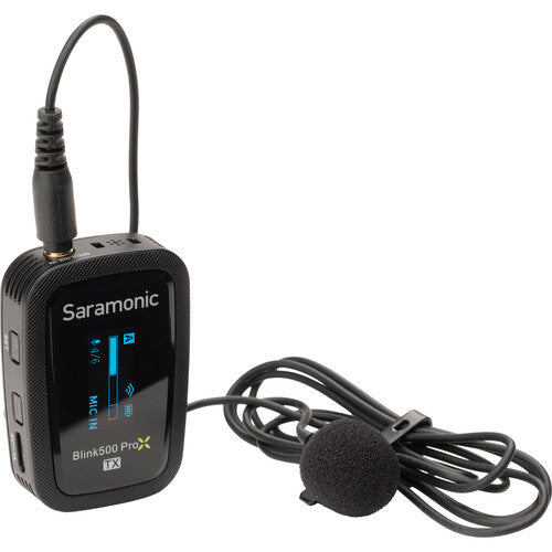 Saramonic Blink 500 ProX B6 Sistema Micrófonos Lavalier Inalámbricos Dual Canal 10 Horas Batería USB-C