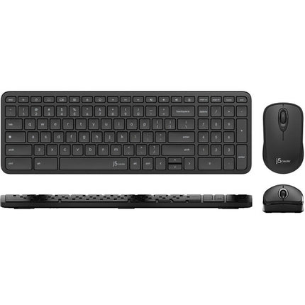j5create Teclado y Ratón Inalámbricos Compactos para Chrome OS Bluetooth 5.2 Alcance 10m