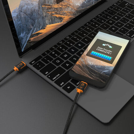 j5create Cable USB-C 100W 1.8m Doble Trenzado Carga Rápida