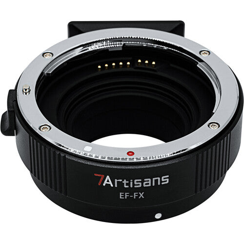 7Artisans Adaptador Autofocus para Lente Canon EF EF-S a Cámara FUJIFILM X Montura con Montura para Trípode y Control de Apertura