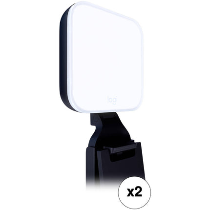 Logitech Litra Glow Panel LED bicolor 250 lúmenes 2700 a 6500K par USB