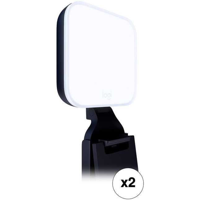 Logitech Litra Glow Panel LED bicolor 250 lúmenes 2700 a 6500K par USB
